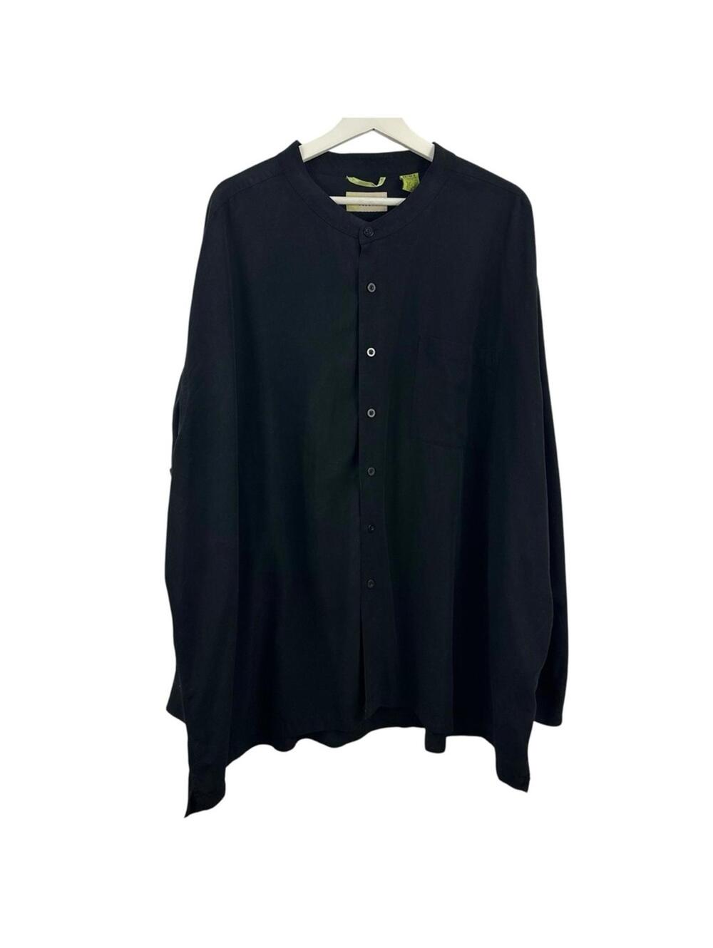 Cubavera Men’s Black Button Down Long Sleeve Shirt Size 4X